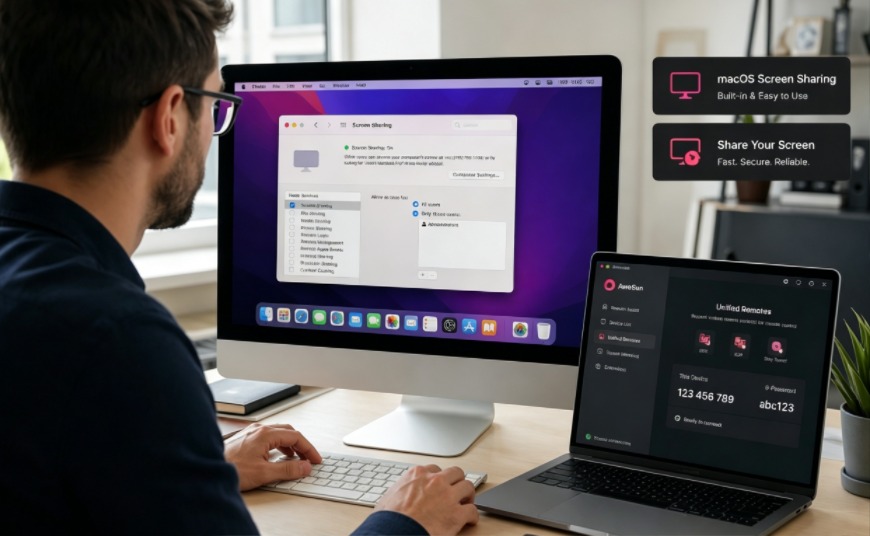 How to Screen Share on Mac: 3 Secure Remote Methods