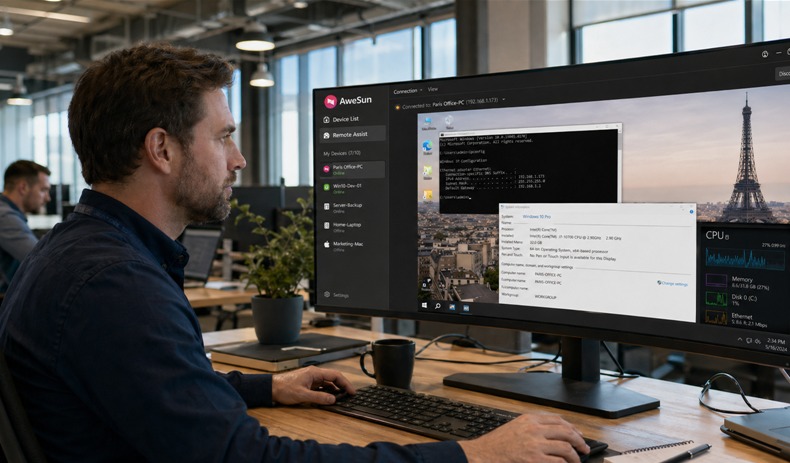 How to Fix Common Computer Problems with AweSun Remote Desktop